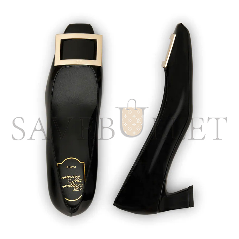 ROGER VIVIER TROMPETTE PUMPS IN PATENT LEATHER RVW44815280D1PB999
